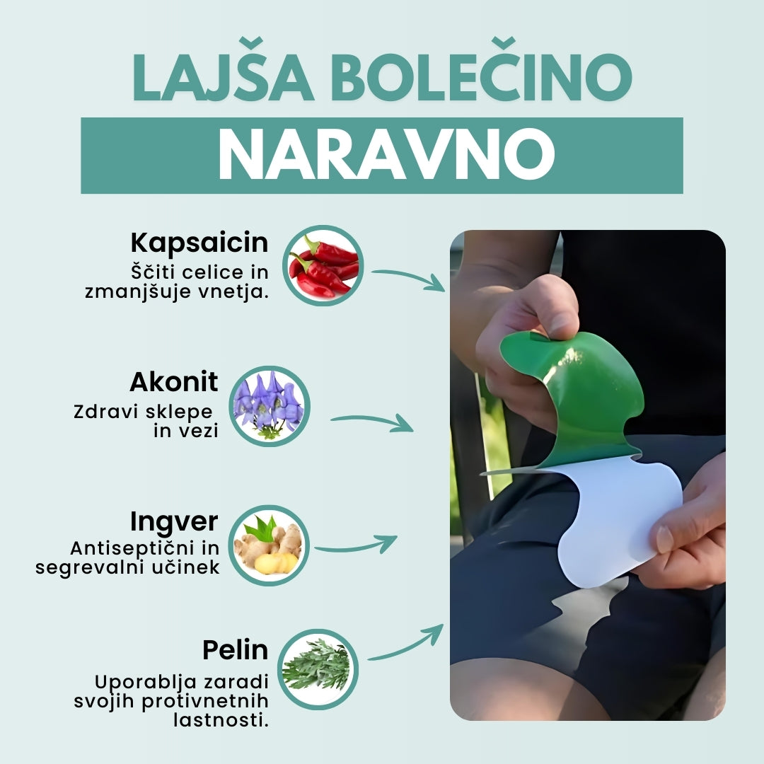 Obliži za lajšanje bolečin