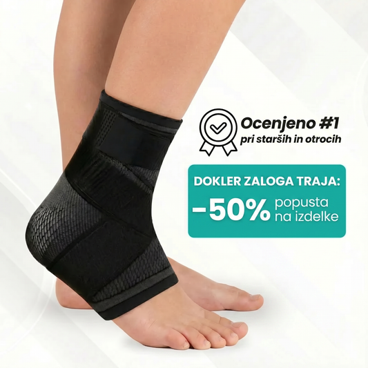 RecoverX – Podporni rokav za peto in rastno ploščico za mlade